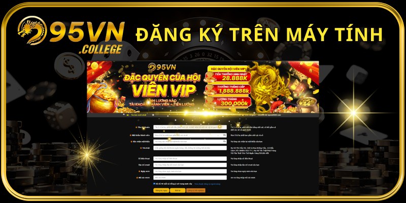 Hướng dẫn từng bước thực hiện đăng ký qua máy tính